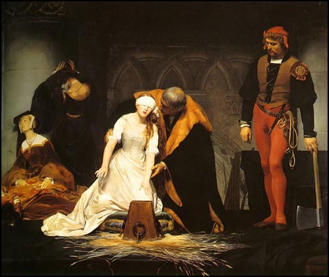 The Execution of Lady Jane Grey by Paul Delaroche (1833)